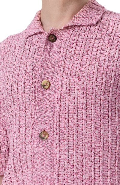 Хлопковая рубашка ANDREA CAMPAGNA красного цвета по цене 55450 руб., арт. M5426-9101, фото 5 Хлопковая рубашка ANDREA CAMPAGNA, арт. M5426-9101, фото 5