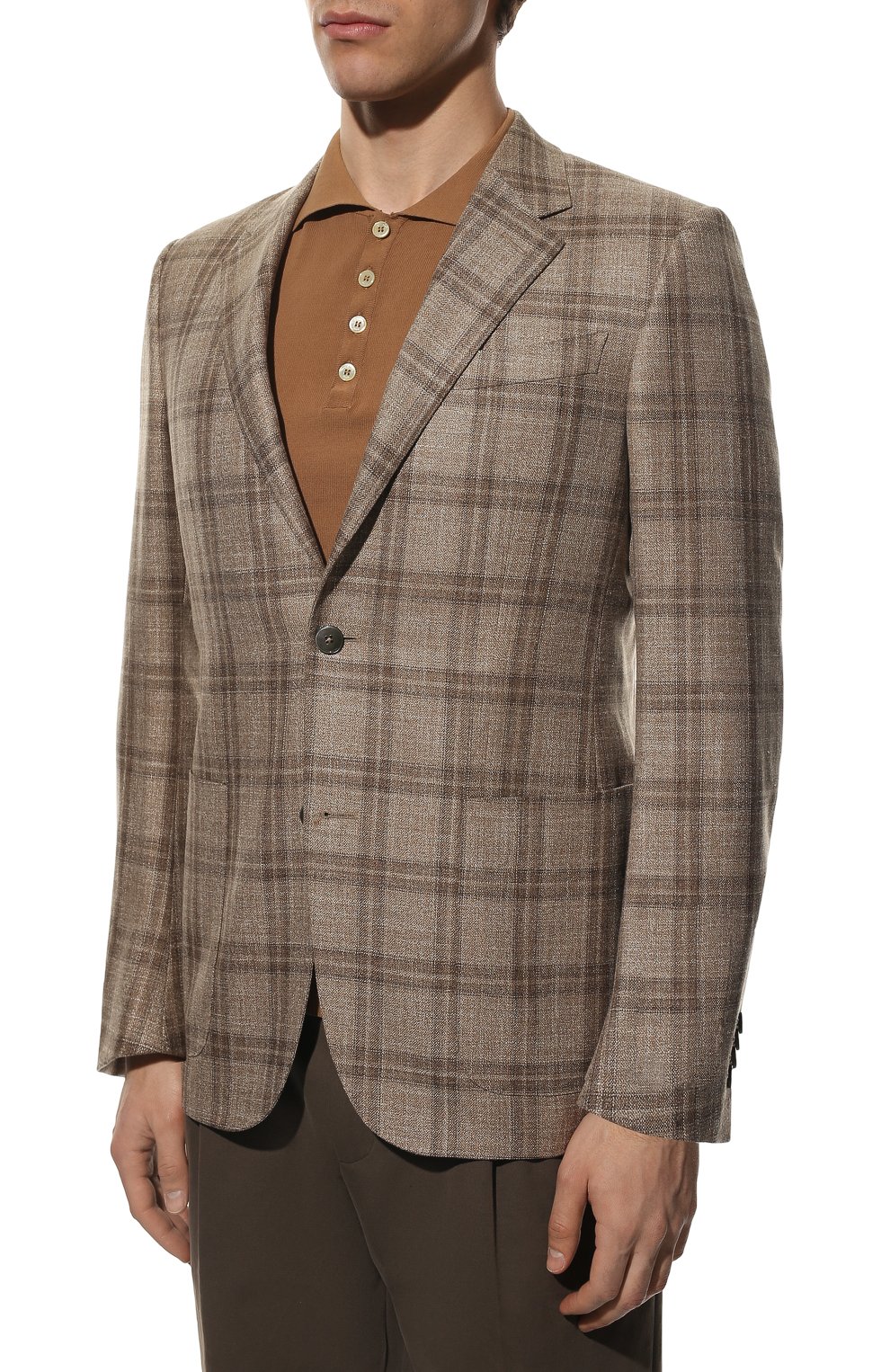 Пиджак из шерсти и шелка ZEGNA, арт. 348091/122520, фото 3