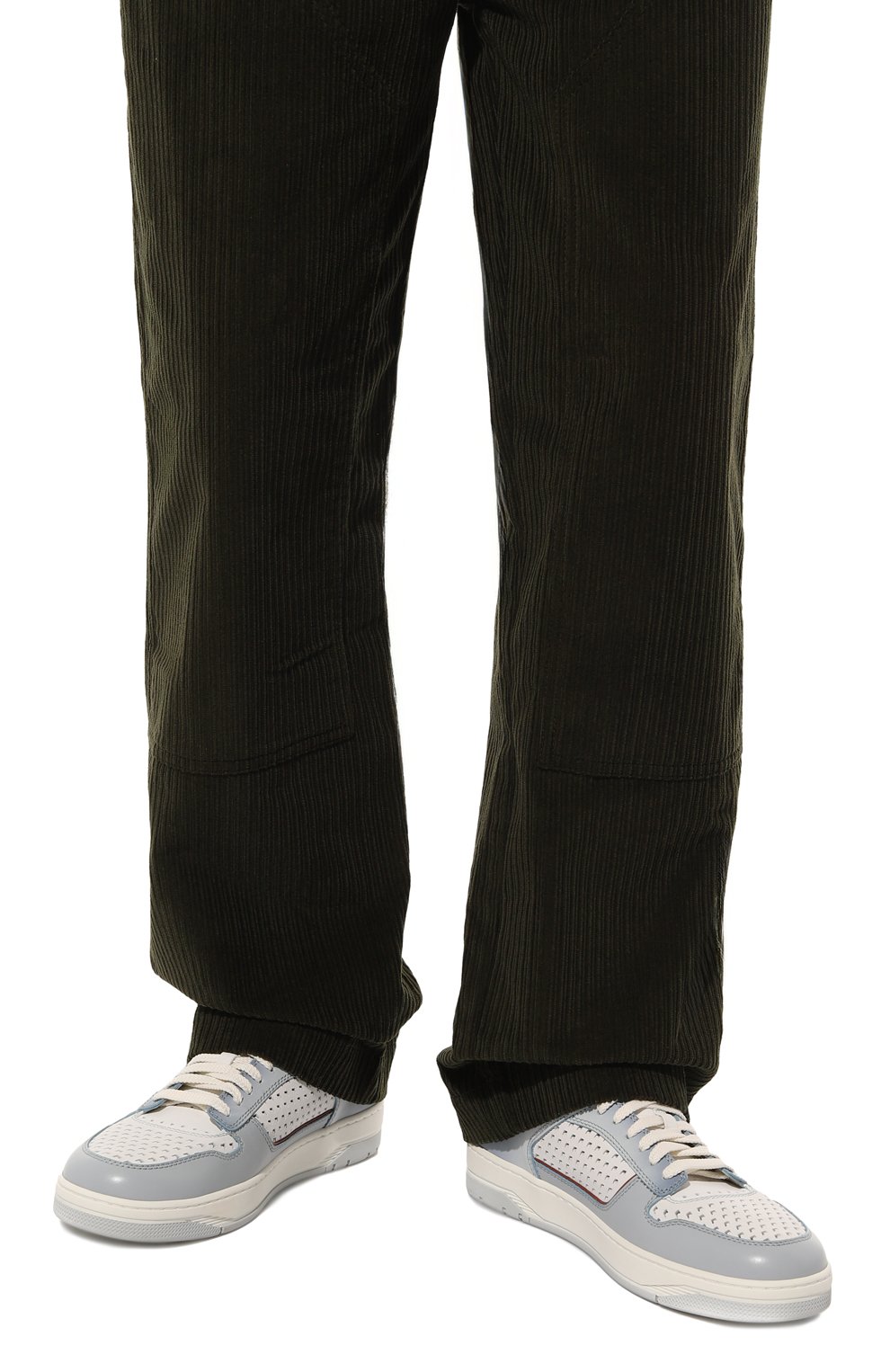 Кожаные кеды sneak air SANTONI, арт. MBSA21970BGRCSZ0Z29, фото 3