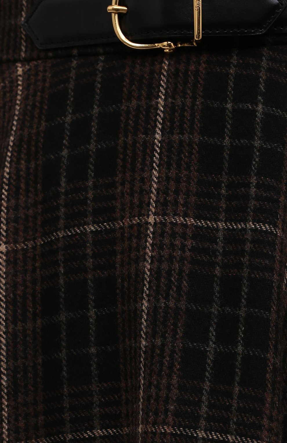 Юбка из вискозы и шерсти CELINE черного цвета по цене 165000 руб., арт. 2J388344P, фото 5 Юбка из вискозы и шерсти CELINE, арт. 2J388344P, фото 5