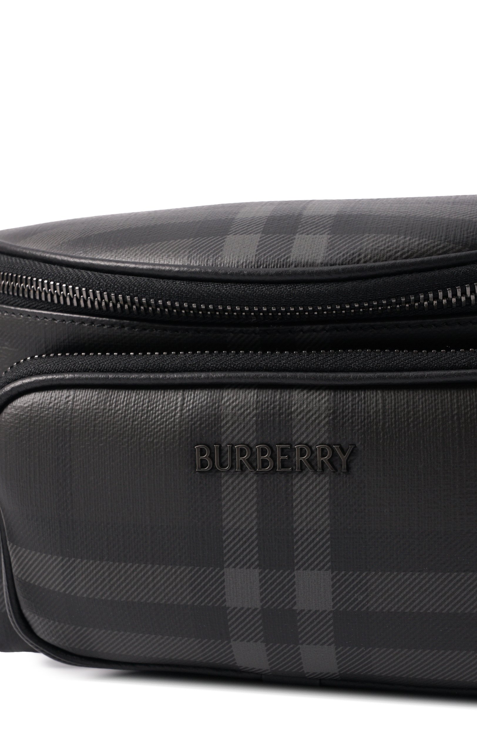 Поясная сумка city BURBERRY темно-серого цвета по цене 122500 руб., арт. 8128050, фото 5 Поясная сумка city BURBERRY, арт. 8128050, фото 5
