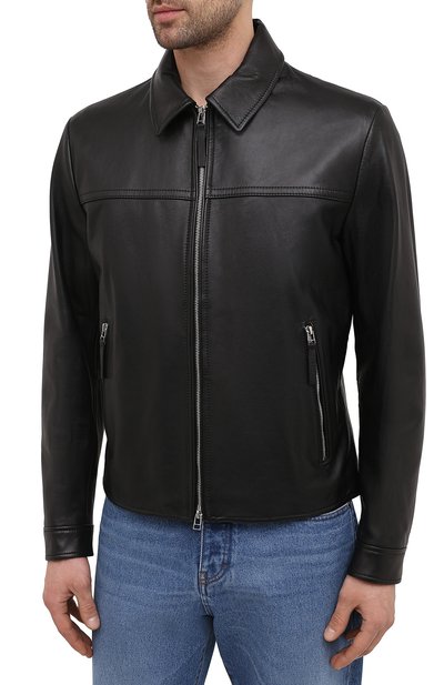 Кожаная куртка BOSS, арт. 50440842, фото 3