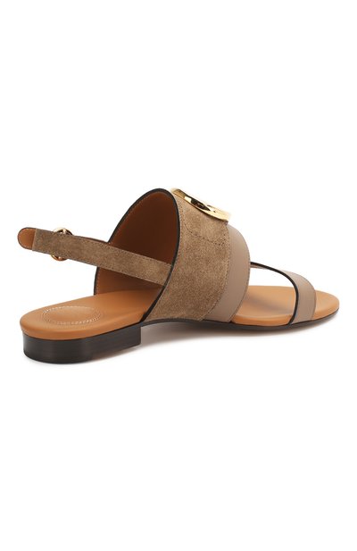 Кожаные сандалии CHLOÉ, арт. CHC20U32691, фото 4