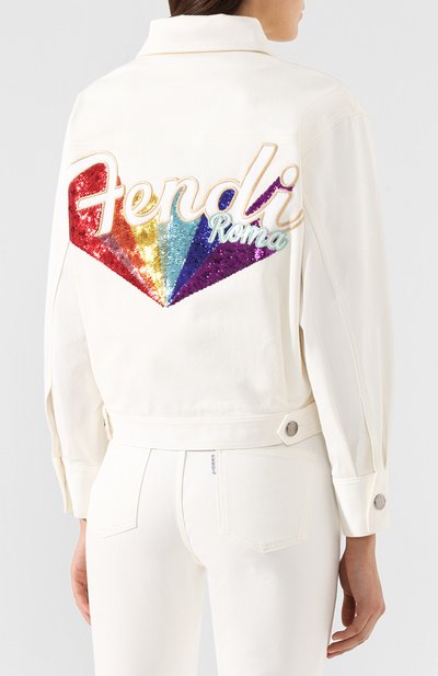 Джинсовая куртка FENDI, арт. FLF503 A5HR, фото 4