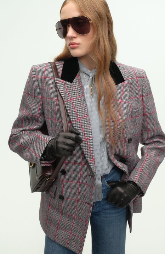 Кожаные перчатки Brunello Cucinelli MPNGP9005P Чёрный  MPNGP9005P Фото 3