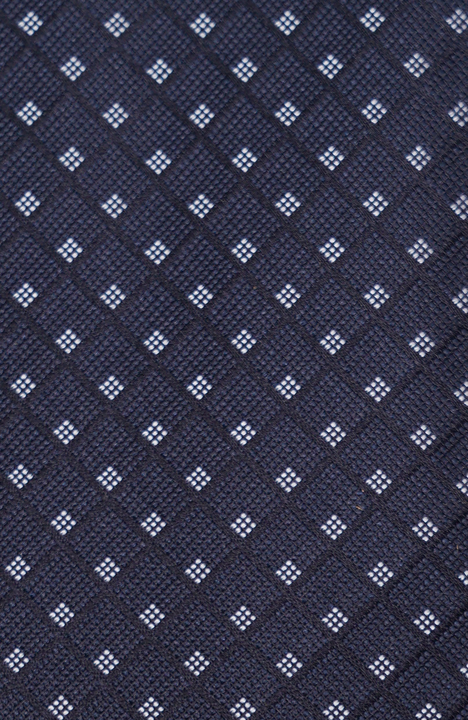Шелковый галстук CANALI темно-синего цвета по цене 21450 руб., арт. 18/HJ04707, фото 4 Шелковый галстук CANALI, арт. 18/HJ04707, фото 4