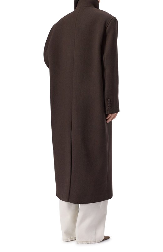 Кашемировое пальто Magda Butrym 343426 Коричневый  343426 Фото 4