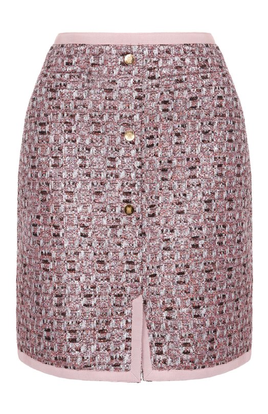 Твидовая юбка Giambattista Valli 25FWSVCA2C31/74UBE Розовый 25FWSVCA2C31/74UBE
