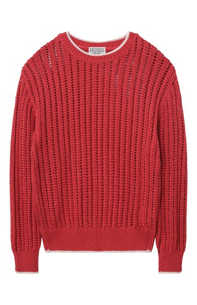 Хлопковый свитер BRUNELLO CUCINELLI, арт. BSBM52500A