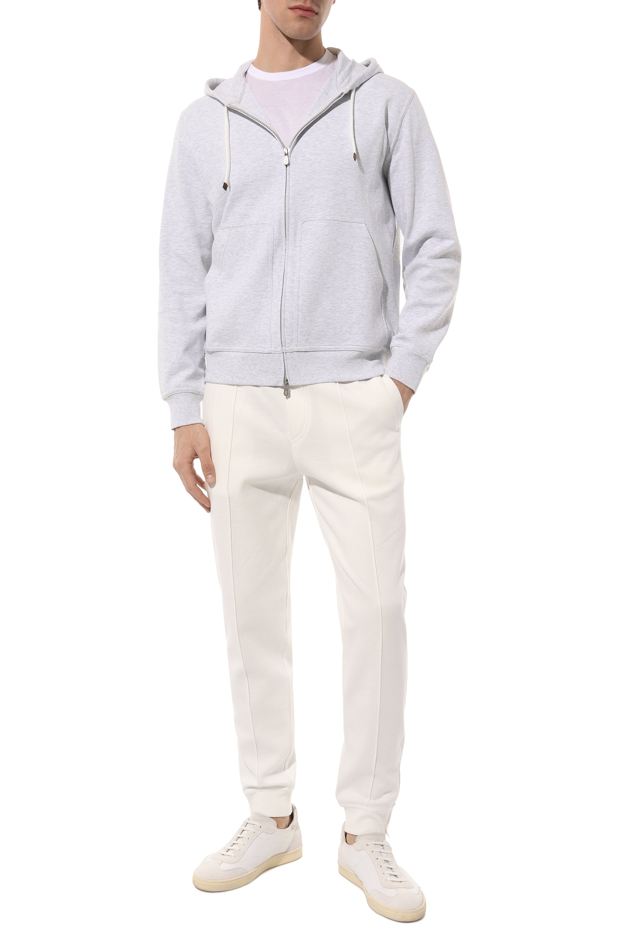 Хлопковые джоггеры BRUNELLO CUCINELLI, арт. M0T35B2001, фото 2