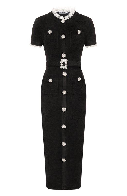 Платье self-portrait AW25015MAB Чёрный AW25015MAB
