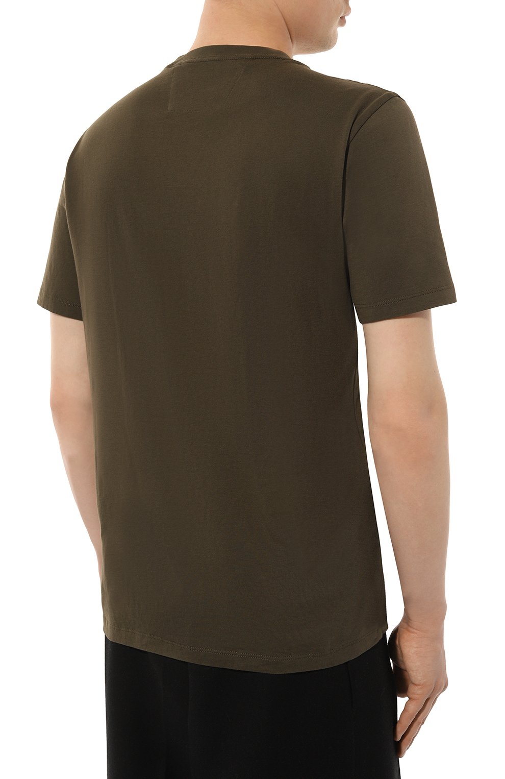 Хлопковая футболка C.P. COMPANY, арт. 16CMTS139A005100W, фото 4