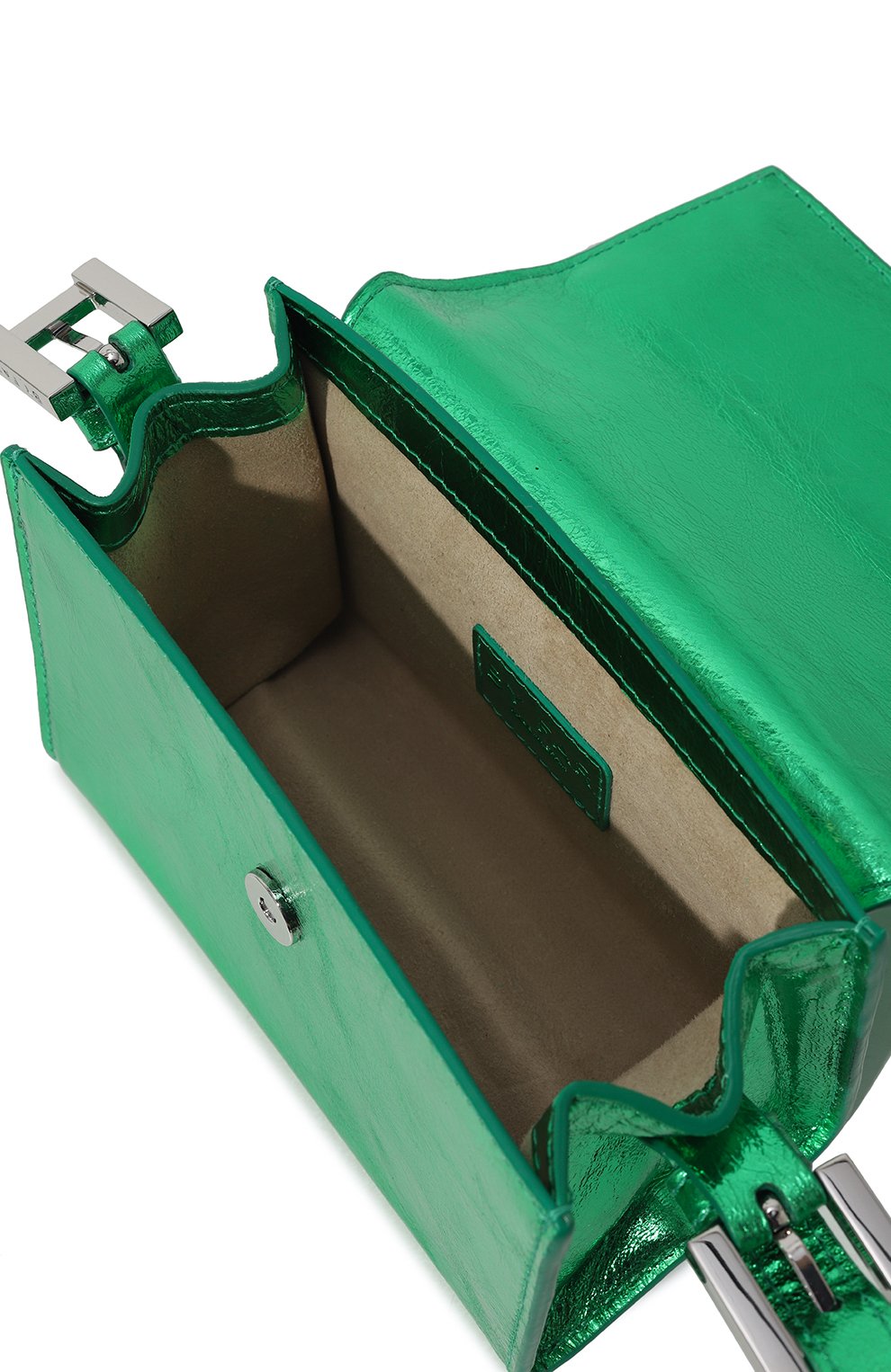 Сумка fran BY FAR зеленого цвета по цене 65150 руб., арт. 23SSFRN0CVGASMA, фото 5 Сумка fran BY FAR, арт. 23SSFRN0CVGASMA, фото 5