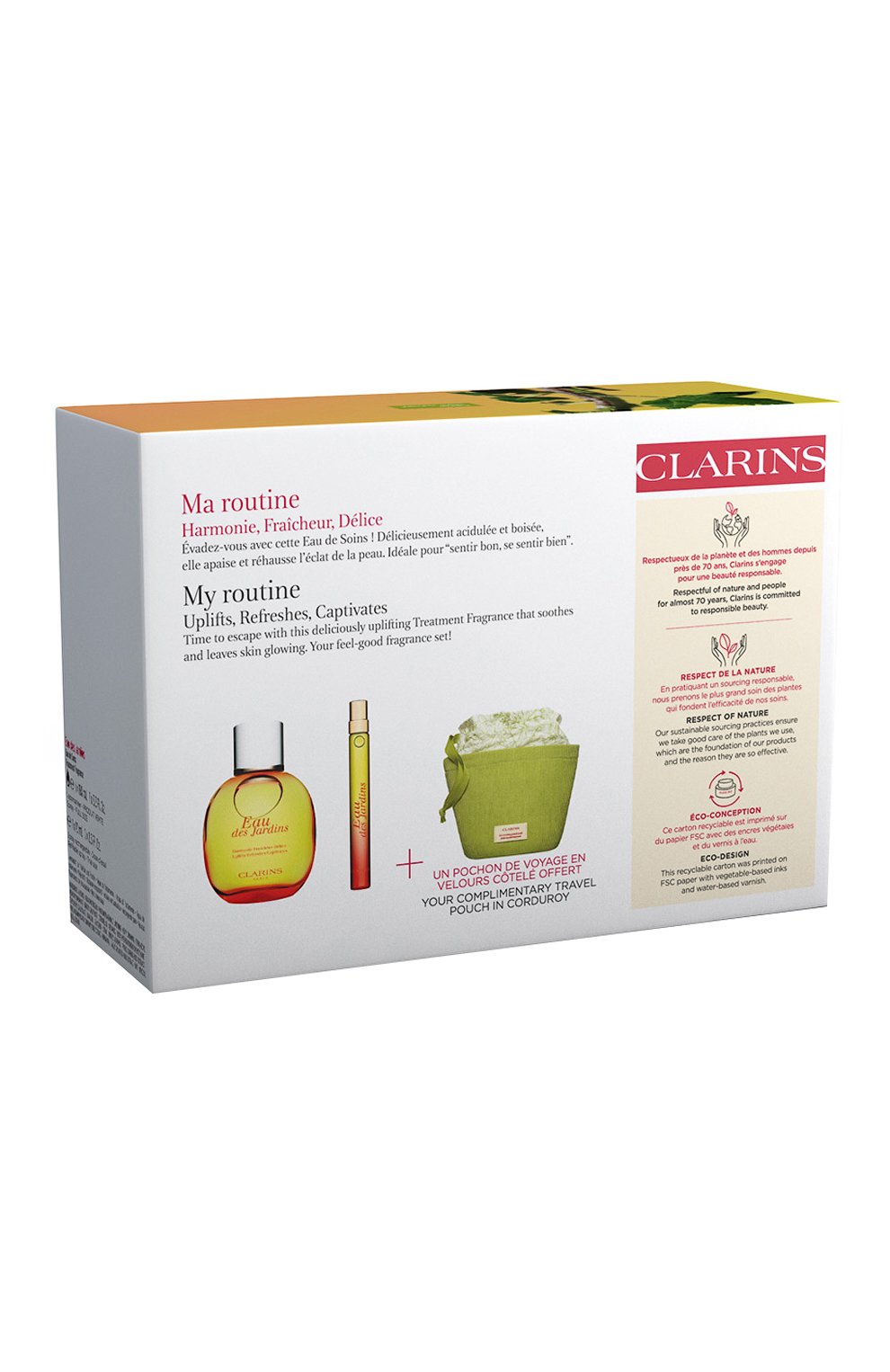 Набор средств ароматического ухода eau des jardins (100+10ml) CLARINS, арт. 80087436, фото 2