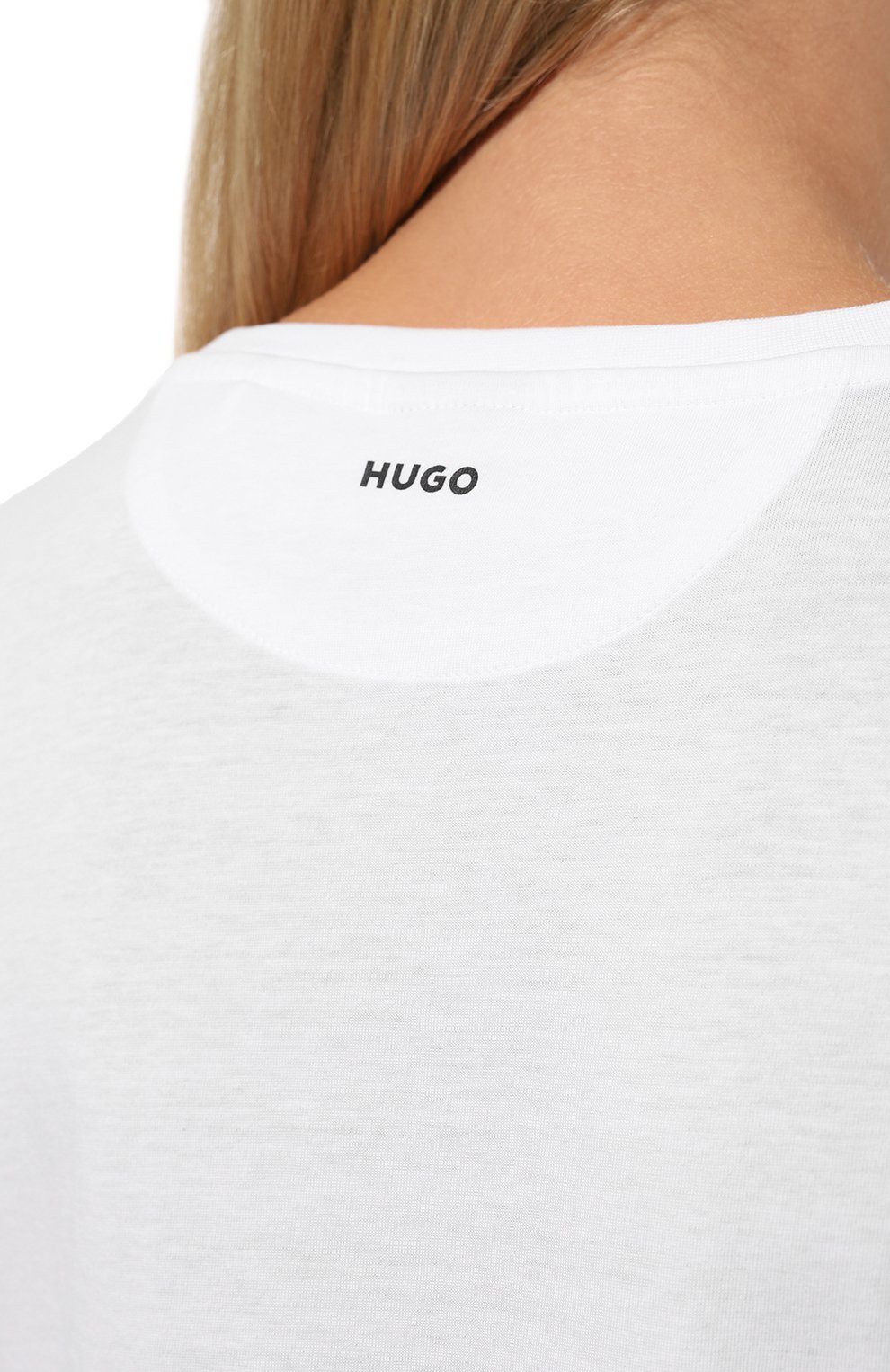 Хлопковая футболка HUGO, арт. 50417212, фото 5
