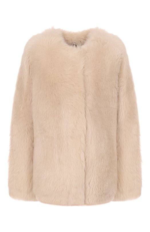 Шуба из овчины Zeynep Arcay FW25JK02 Бежевый FW25JK02