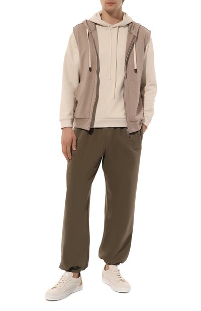 Хлопковый жилет MARCO PESCAROLO бежевого цвета по цене 56950 руб., арт. AMAX/47Y05, фото 2 Хлопковый жилет MARCO PESCAROLO, арт. AMAX/47Y05, фото 2