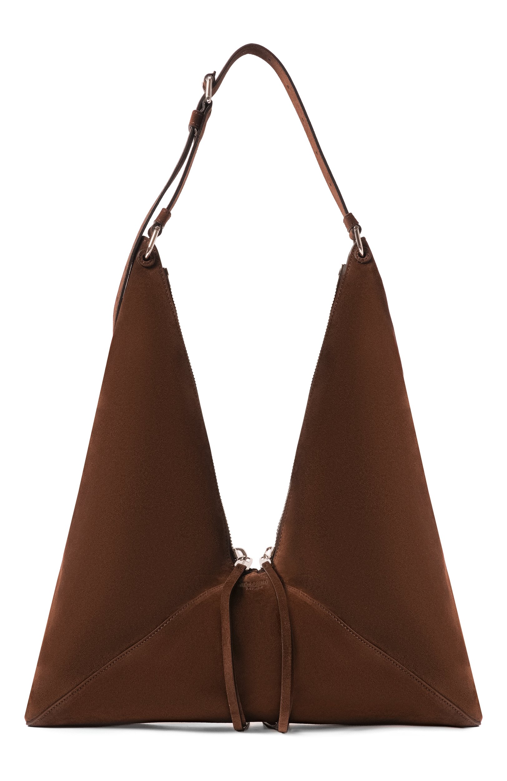 Сумка hobo MOSCHINO коричневого цвета по цене 125500 руб., арт. MC4220PP0P/0F0, фото 1 Сумка hobo MOSCHINO, арт. MC4220PP0P/0F0, фото 1