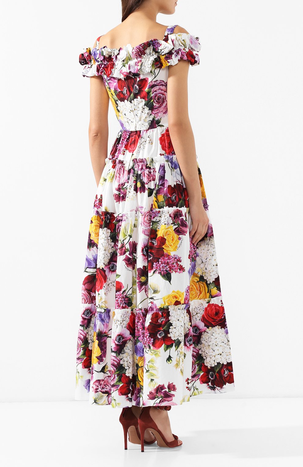 Хлопковое платье DOLCE & GABBANA, арт. F6804T/GDL71, фото 4