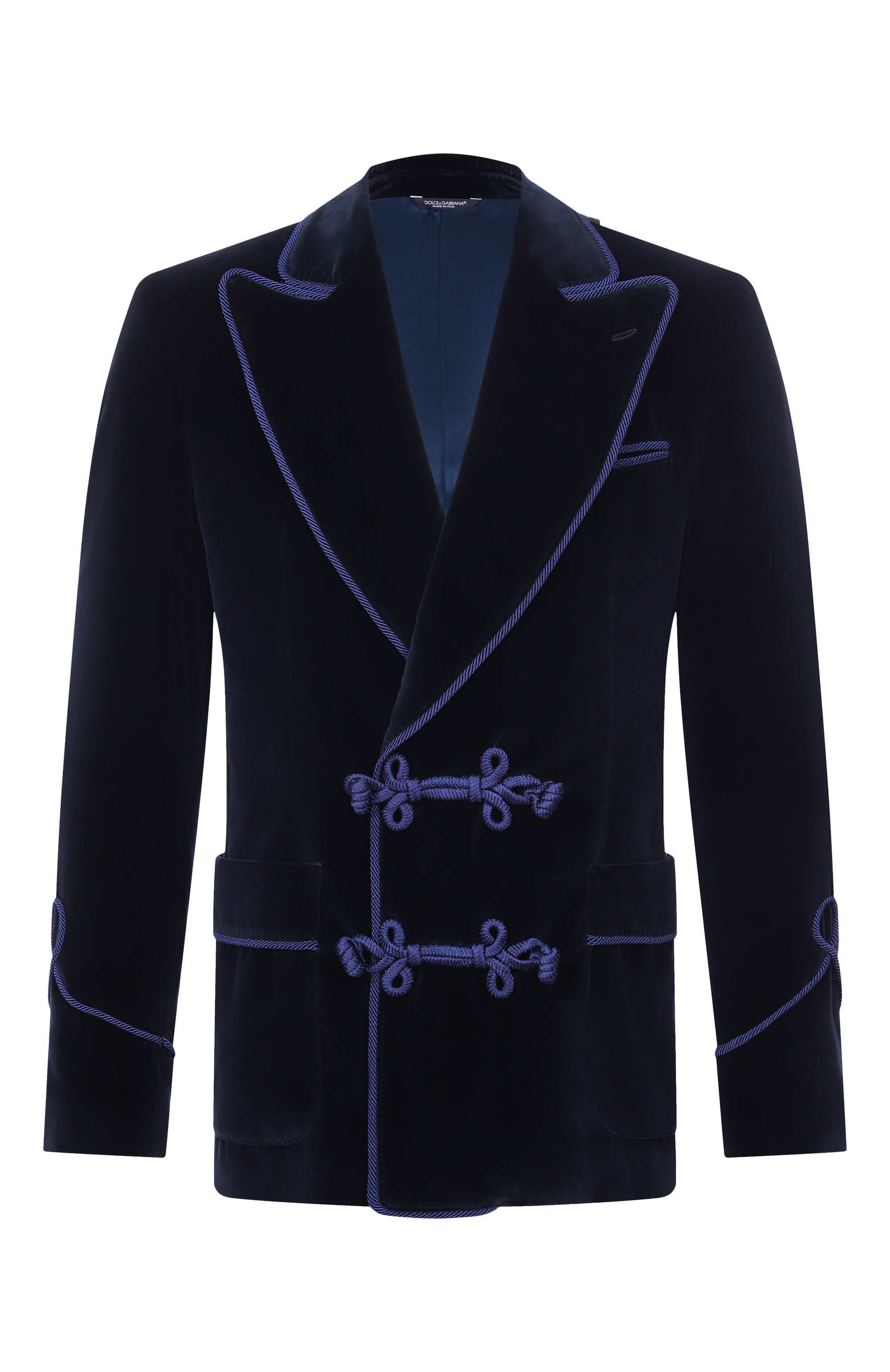 Бархатный пиджак DOLCE & GABBANA, арт. G2VQ4T/FUVG7, фото 1