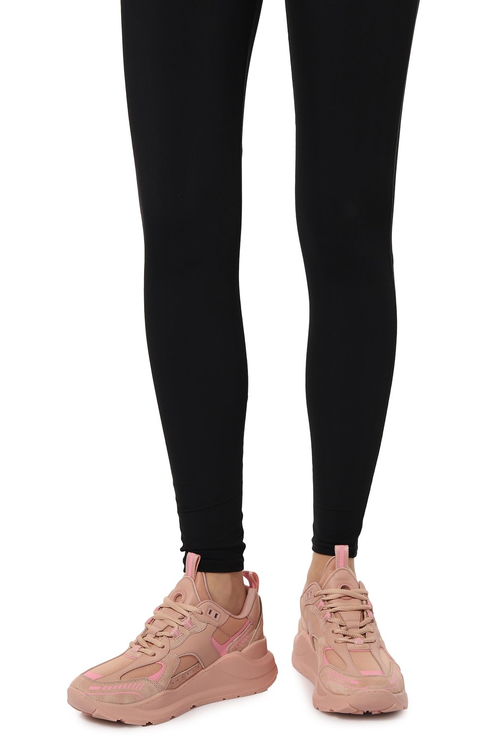 Комбинированные кроссовки sean BURBERRY светло-розового цвета по цене 67050 руб., арт. 8063490, фото 3 Комбинированные кроссовки sean BURBERRY, арт. 8063490, фото 3