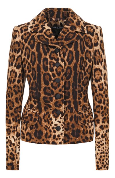 Женский шерстяной жакет DOLCE & GABBANA, арт. F26AJT/FS2A3