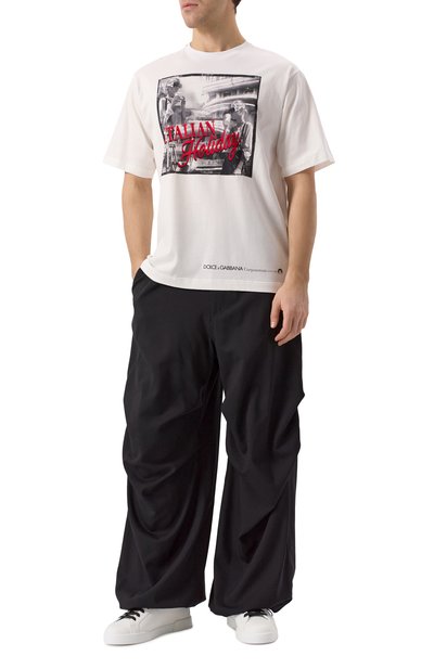 Кожаные кеды portofino DOLCE & GABBANA, арт. CS2277/AV066, фото 2