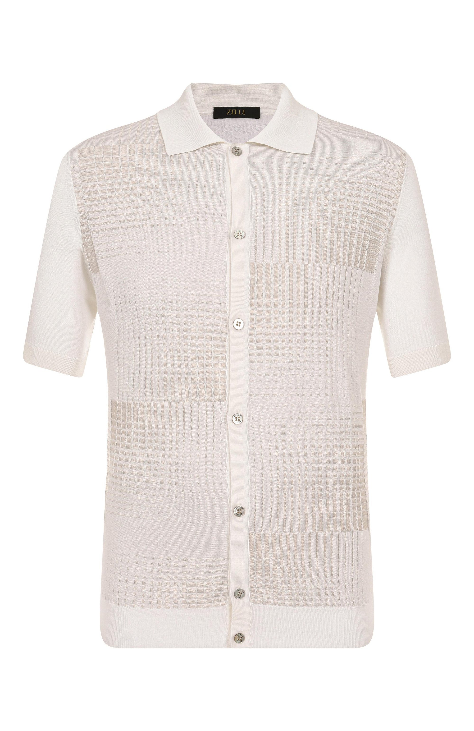 Рубашка из шелка и хлопка ZILLI, арт. KBBP02M0145VSQS00/64, фото 1