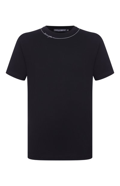 Мужская хлопковая футболка DOLCE & GABBANA, арт. G8RN8Z/G7P90