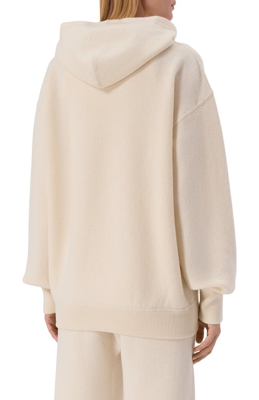 Кашемировое худи Jil Sander J40GU0119/J13276 Кремовый  J40GU0119/J13276 Фото 4