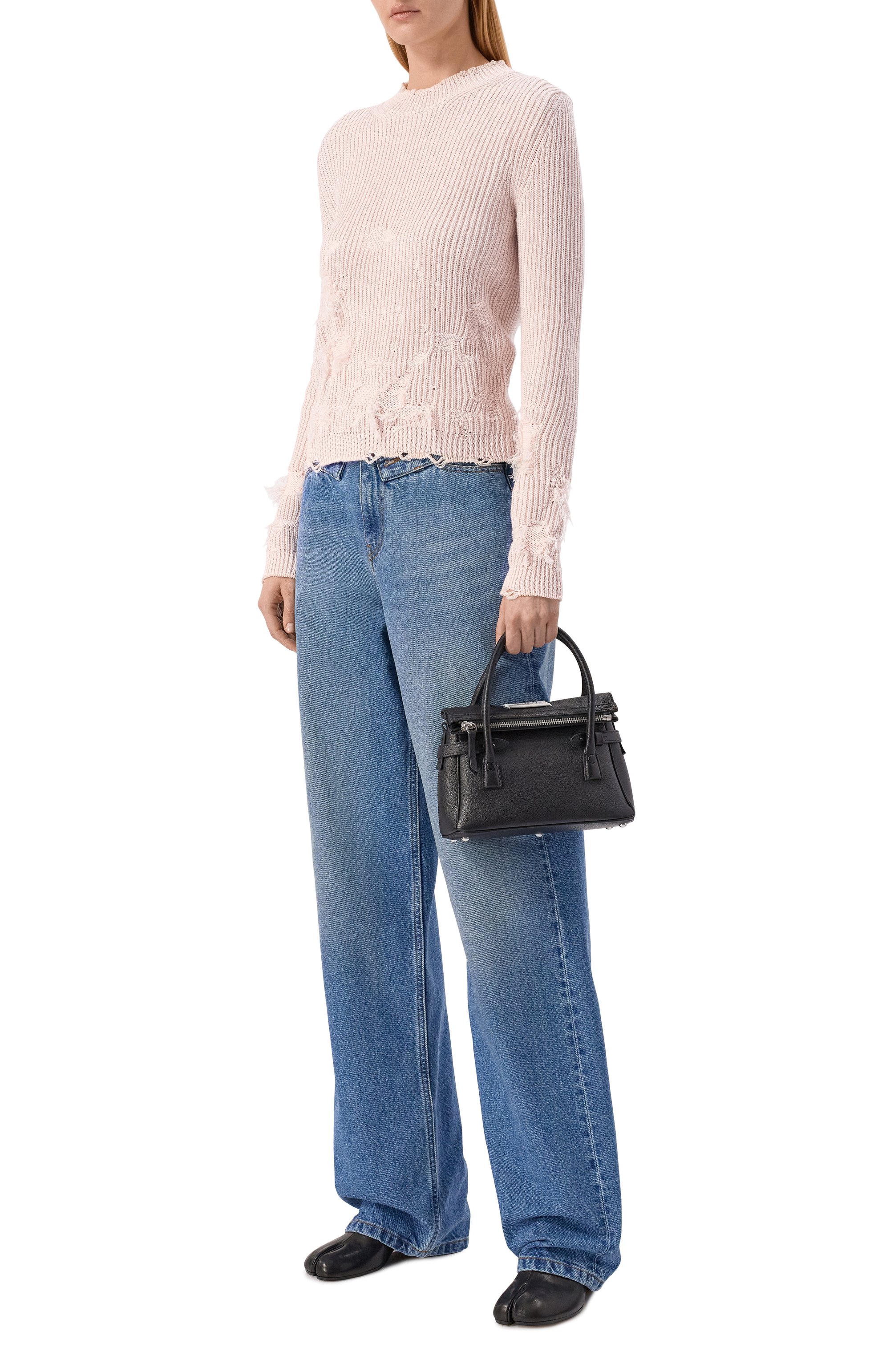 Хлопковый свитер MM6, арт. S52HL0054/M13214, фото 2