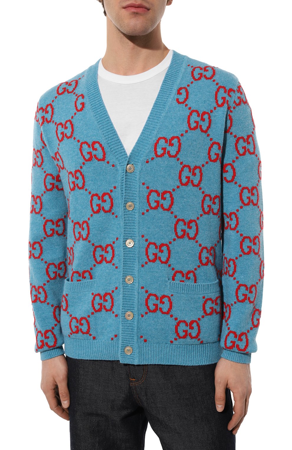 Шерстяной кардиган GUCCI, арт. 674043 XKB3V, фото 3