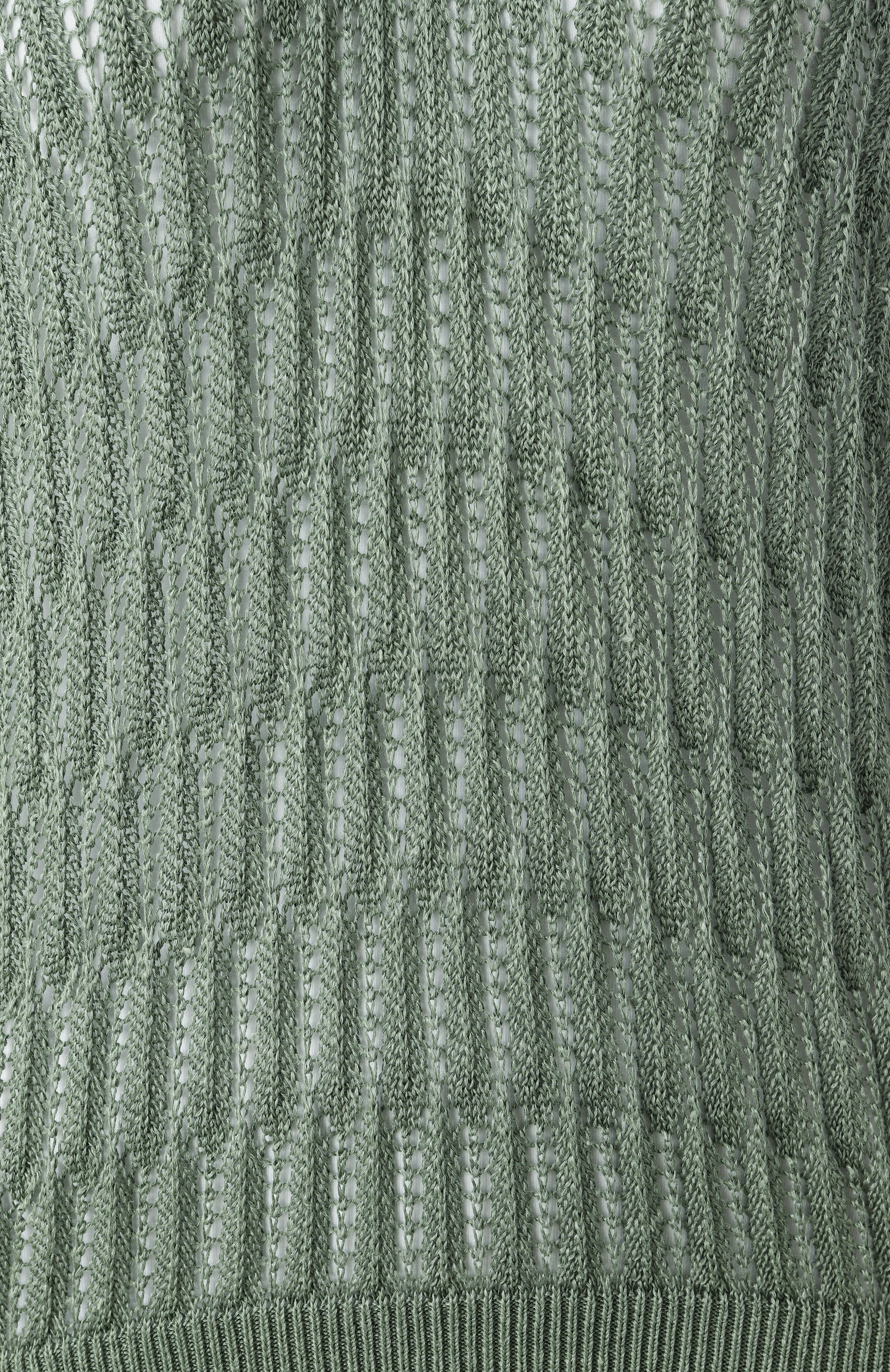 Поло изо льна и шелка AGNONA, арт. K309016/8L080M, фото 6