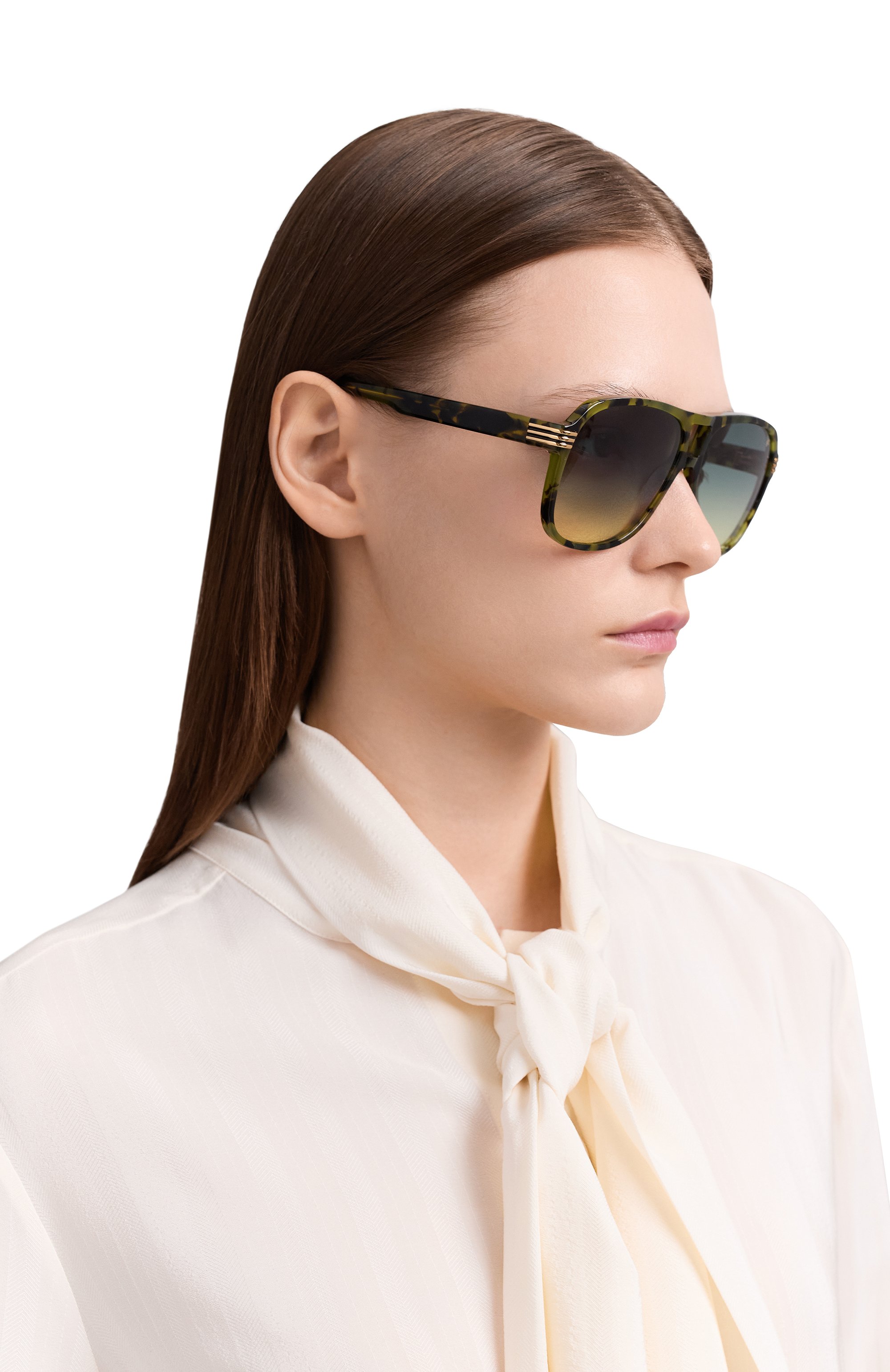 Солнцезащитные очки VINTAGE FRAMES, арт. FIRM GREEN T0RT0ISE/GREEN YELL0W, фото 3