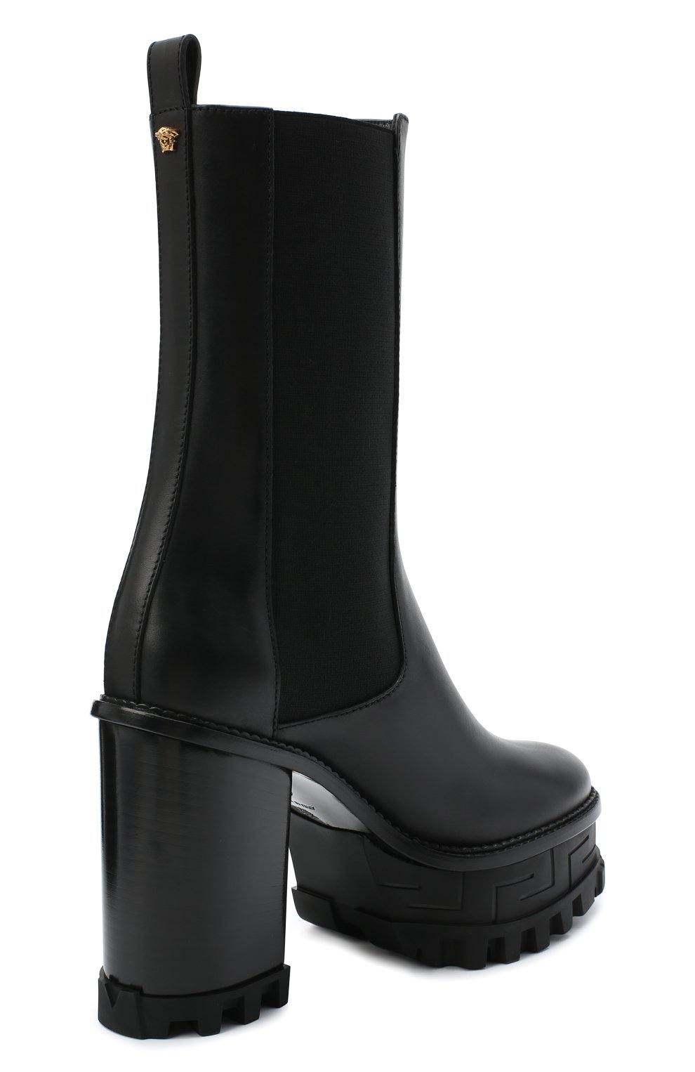 Кожаные ботильоны greca labyrinth VERSACE, арт. DST420Q/DVTA3, фото 4