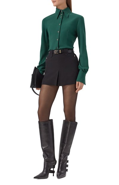 Женская юбка из вискозы и шерсти ENFANTS RICHES DEPRIMES, арт. 120-576