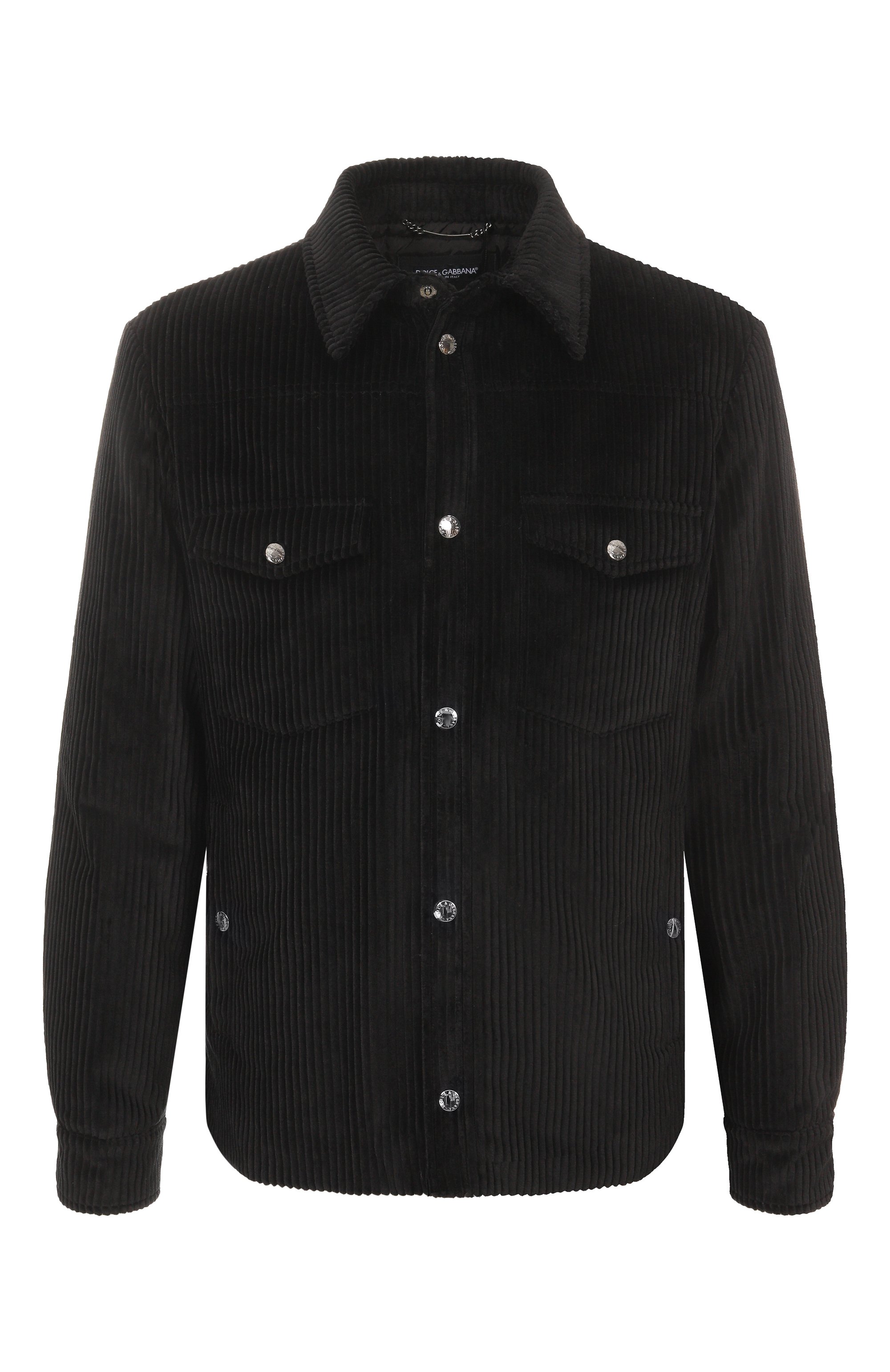 Вельветовая куртка-рубашка DOLCE & GABBANA, арт. G9BRET/FUVFE, фото 1