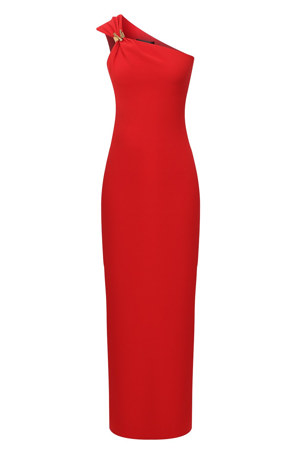 Шелковое платье VERSACE красного цвета по цене 311000 руб., арт. A87523/A217281, фото 1 Шелковое платье VERSACE, арт. A87523/A217281, фото 1
