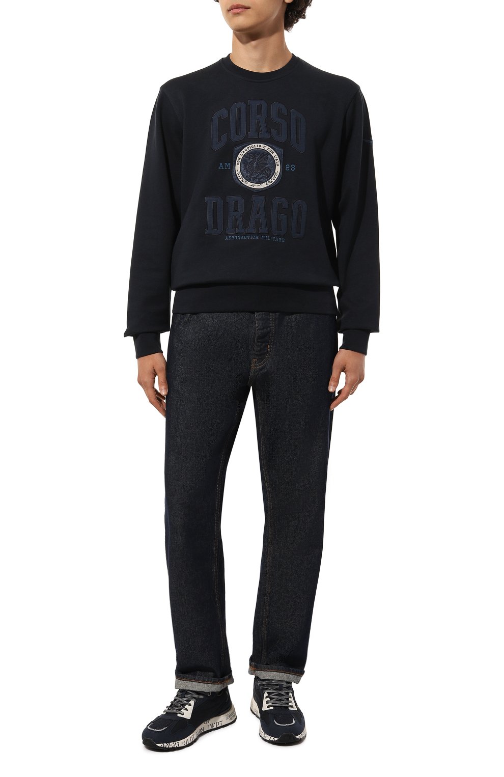 Хлопковый свитшот AERONAUTICA MILITARE, арт. 242FE1927F511, фото 2