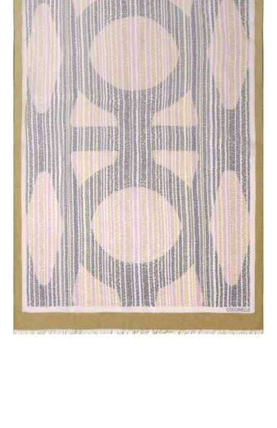 Шарф COCCINELLE разноцветного цвета по цене 16275 руб., арт. E7 UYG 35 01 01, фото 4 Шарф COCCINELLE, арт. E7 UYG 35 01 01, фото 4