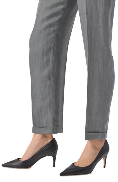 Кожаные туфли SERGIO ROSSI черного цвета по цене 75750 руб., арт. B13070/MNAN07, фото 3 Кожаные туфли SERGIO ROSSI, арт. B13070/MNAN07, фото 3