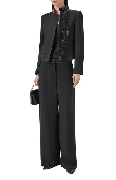 Жакет из вискозы и шелка GIORGIO ARMANI, арт. GW003010/AF24549, фото 2