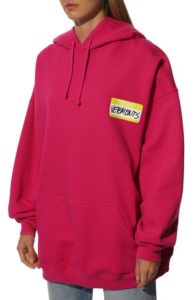 Хлопковое худи VETEMENTS, арт. UA53HD180P 1606/W, фото 3