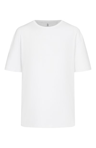 Мужская футболка из вискозы и хлопка BRUNELLO CUCINELLI, арт. MR8061336W