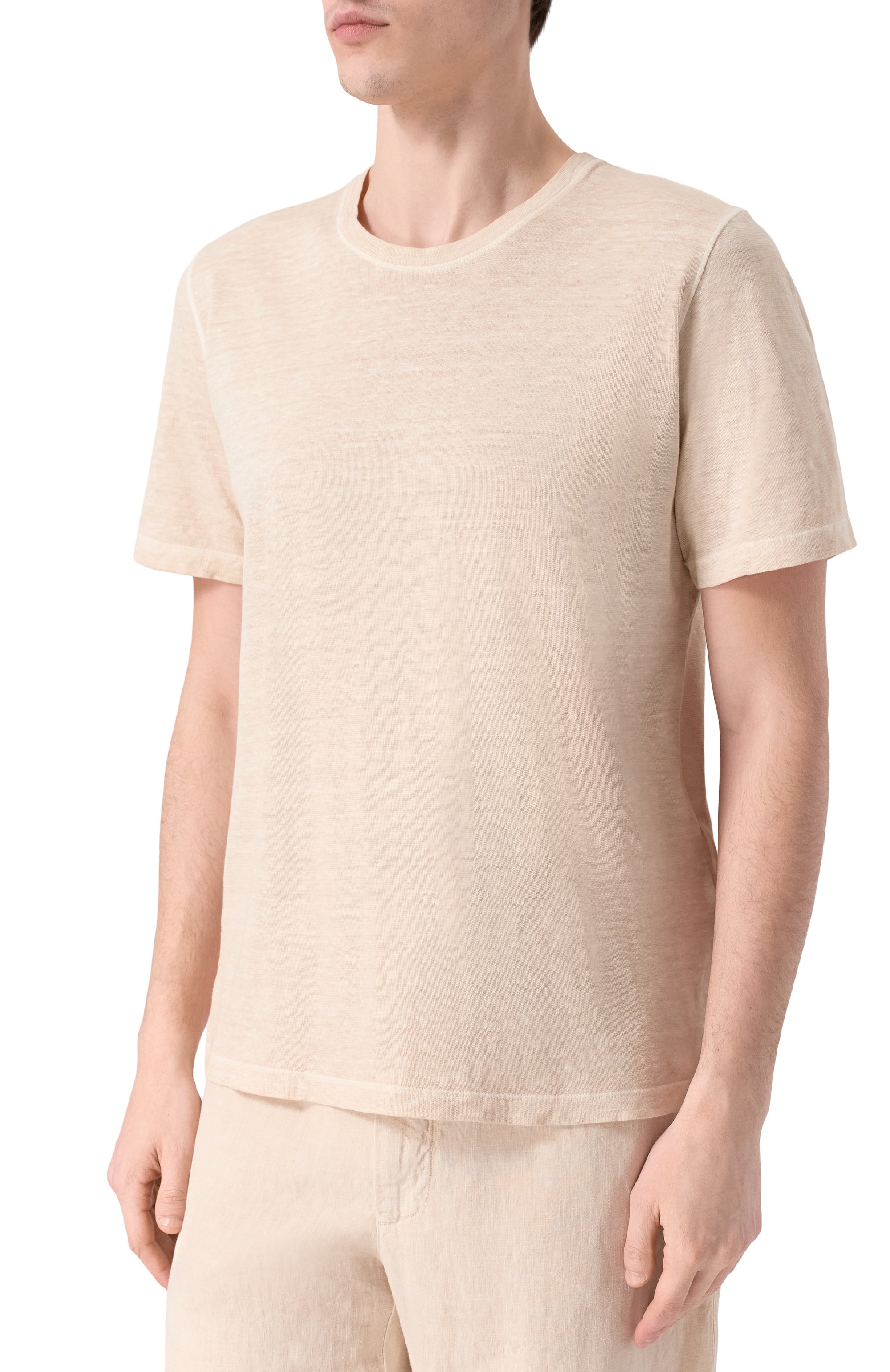 Футболка изо льна и хлопка 120% LINO, арт. 33ALIM7186/G308/S01, фото 3