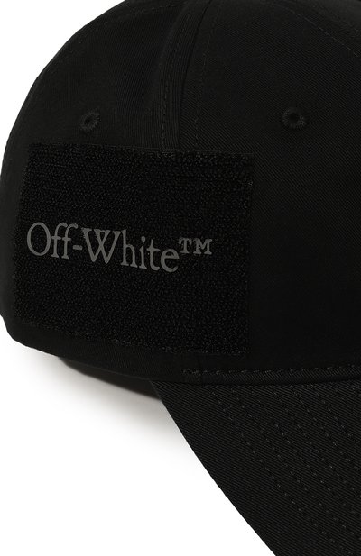 Хлопковая бейсболка OFF-WHITE, арт. OWLB026S23FAB0031000, фото 4