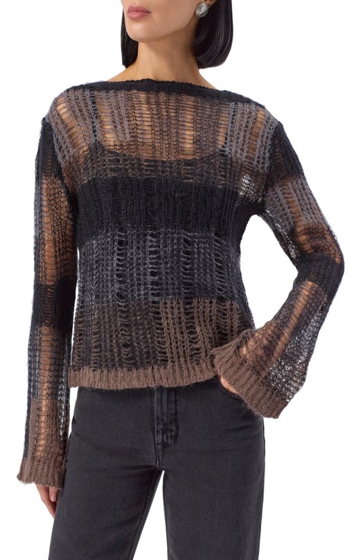 Пуловер Ann Demeulemeester B0013478/KN077 Коричневый  B0013478/KN077 Фото 3