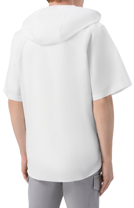 Хлопковая рубашка Kiton UMM0754K0710H Белый  UMM0754K0710H Фото 4