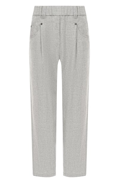 Женские шерстяные брюки BRUNELLO CUCINELLI, арт. MB162P8417