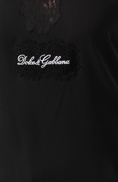 Топ из смеси шелка и хлопка DOLCE & GABBANA, арт. 07A63T/0NI39, фото 5